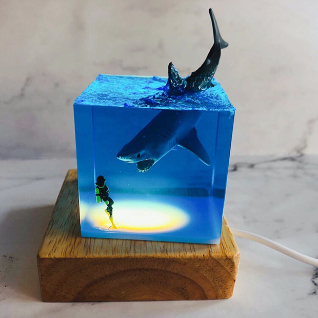 Divers crystal drops handicrafts Nightlight