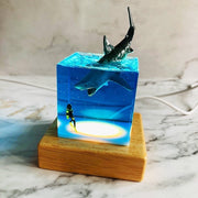 Divers crystal drops handicrafts Nightlight
