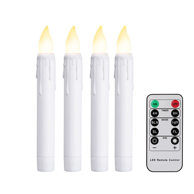 Electronic Candle Remote Control Plastic Strip Candle Light