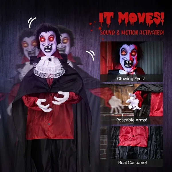 5.7ft Vampire Outdoor Halloween Decorations