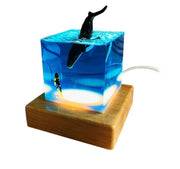 Divers crystal drops handicrafts Nightlight